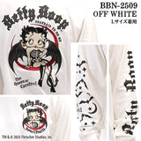 BETTY BOOP NEVERMIND TEE L/S T-SHIRT ベティーブープ ネバーマインド コラボ 天竺 ロンTEE 長袖 Tシャツ bbn-2509