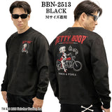 BETTY BOOP NEVERMIND PLATING PULLOVER TEE ベティーブープ ネバーマインド コラボ 起毛 プレーティング プルオーバー Tシャツ bbn-2513
