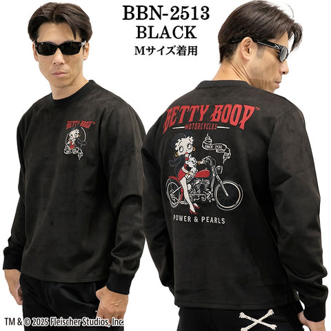 BETTY BOOP NEVERMIND PLATING PULLOVER TEE ベティーブープ ネバーマインド コラボ 起毛 プレーティング プルオーバー Tシャツ bbn-2513