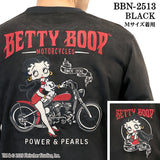 BETTY BOOP NEVERMIND PLATING PULLOVER TEE ベティーブープ ネバーマインド コラボ 起毛 プレーティング プルオーバー Tシャツ bbn-2513