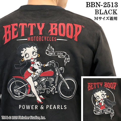 BETTY BOOP NEVERMIND PLATING PULLOVER TEE ベティーブープ ネバーマインド コラボ 起毛 プレーティング プルオーバー Tシャツ bbn-2513