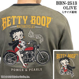 BETTY BOOP NEVERMIND PLATING PULLOVER TEE ベティーブープ ネバーマインド コラボ 起毛 プレーティング プルオーバー Tシャツ bbn-2513
