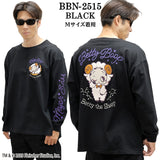 BETTY BOOP NEVERMIND TEE BIG L/S T-SHIRT ベティーブープ ネバーマインド ビッグシルエット 天竺 ロンTEE 長袖Tシャツ bbn-2515