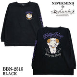 BETTY BOOP NEVERMIND TEE BIG L/S T-SHIRT ベティーブープ ネバーマインド ビッグシルエット 天竺 ロンTEE 長袖Tシャツ bbn-2515