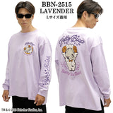 BETTY BOOP NEVERMIND TEE BIG L/S T-SHIRT ベティーブープ ネバーマインド ビッグシルエット 天竺 ロンTEE 長袖Tシャツ bbn-2515