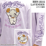 BETTY BOOP NEVERMIND TEE BIG L/S T-SHIRT ベティーブープ ネバーマインド ビッグシルエット 天竺 ロンTEE 長袖Tシャツ bbn-2515