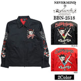 BETTY BOOP NEVERMIND T/C TWILL JACKET ベティーブープ ネバーマインド コラボ 薄中綿 ツイル ジャケット bbn-2518
