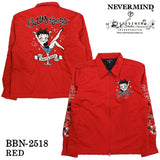 BETTY BOOP NEVERMIND T/C TWILL JACKET ベティーブープ ネバーマインド コラボ 薄中綿 ツイル ジャケット bbn-2518
