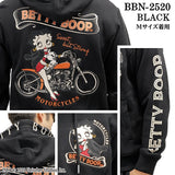 BETTY BOOP NEVERMIND HOODIE SWEATSHIRT F/Z PARKA ベティーブープ ネバーマインド 裏毛 パーカー bbn-2520