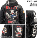 BETTY BOOP NEVERMIND HOODIE BONDING F/Z PARKA ベティーブープ ネバーマインド ボンディング パーカー bbn-2522