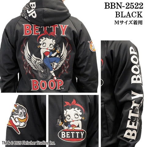 BETTY BOOP NEVERMIND HOODIE BONDING F/Z PARKA ベティーブープ ネバーマインド ボンディング パーカー bbn-2522