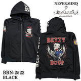 BETTY BOOP NEVERMIND HOODIE BONDING F/Z PARKA ベティーブープ ネバーマインド ボンディング パーカー bbn-2522
