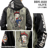 BETTY BOOP NEVERMIND HOODIE BONDING F/Z PARKA ベティーブープ ネバーマインド ボンディング パーカー bbn-2522