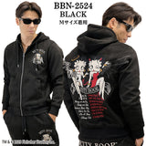 BETTY BOOP NEVERMIND HOODIE BONDING F/Z PARKA ベティーブープ ネバーマインド コラボ 裏ファー ボンディング パーカー bbn-2524