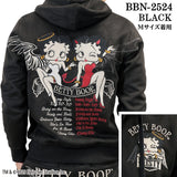 BETTY BOOP NEVERMIND HOODIE BONDING F/Z PARKA ベティーブープ ネバーマインド コラボ 裏ファー ボンディング パーカー bbn-2524