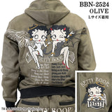 BETTY BOOP NEVERMIND HOODIE BONDING F/Z PARKA ベティーブープ ネバーマインド コラボ 裏ファー ボンディング パーカー bbn-2524