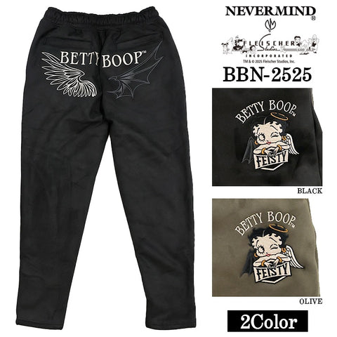 BETTY BOOP NEVERMIND BONDING PANTS ベティーブープ ネバーマインド コラボ 裏ファー ボンディング パンツ bbn-2525