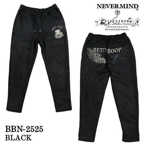 BETTY BOOP NEVERMIND BONDING PANTS ベティーブープ ネバーマインド コラボ 裏ファー ボンディング パンツ bbn-2525