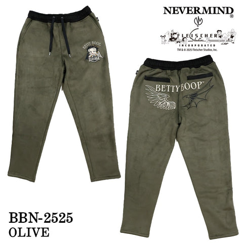 BETTY BOOP NEVERMIND BONDING PANTS ベティーブープ ネバーマインド コラボ 裏ファー ボンディング パンツ bbn-2525