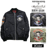 BETTY BOOP NEVERMIND MA-1 FLIGHT JACKET ベティーブープ ネバーマインド フライトジャケット bbn-2526