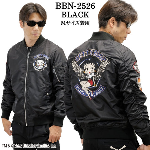 BETTY BOOP NEVERMIND MA-1 FLIGHT JACKET ベティーブープ ネバーマインド フライトジャケット bbn-2526