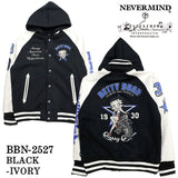 BETTY BOOP NEVERMIND BONDING STADIUM JACKET ベティーブープ ネバーマインド コラボ ボンディング スタジャン bbn-2527