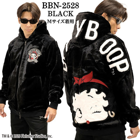 BETTY BOOP NEVERMIND FUR LONG JACKET ベティーブープ ネバーマインド コラボ ファー ロング ジャケット bbn-2528