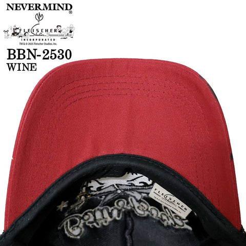 BETTY BOOP NEVERMIND TWILL MESH CAP ベティーブープ ネバーマインド ツイル メッシュ キャップ 帽子 bbn-2530