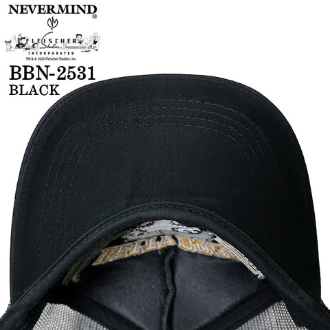 BETTY BOOP NEVERMIND TWILL MESH CAP ベティーブープ ネバーマインド ツイル メッシュ キャップ 帽子 bbn-2531