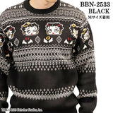 BETTY BOOP NEVERMIND JACQUARD KNIT PULLOVER SWEATER ベティー ネバーマインド コラボ ジャカード ニット プルオーバー セーター bbn-2533