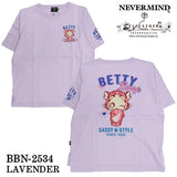 BETTY BOOP NEVERMIND ベティーブープ ネバーマインド BIGシルエット 天竺半袖Tシャツ bbn-2534