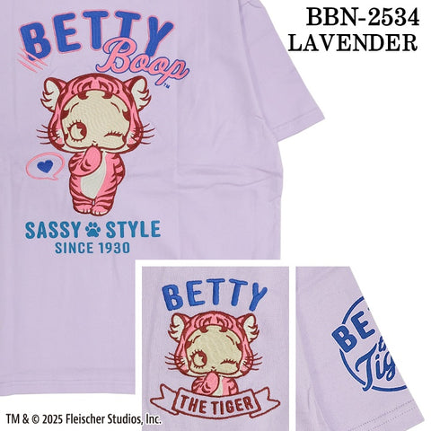BETTY BOOP NEVERMIND ベティーブープ ネバーマインド BIGシルエット 天竺半袖Tシャツ bbn-2534