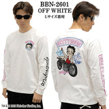 BETTY BOOP NEVERMIND TEE L/S T-SHIRT ベティーブープ ネバーマインド 天竺 ロンTEE 長袖 Tシャツ bbn-2601