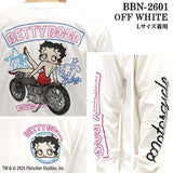 BETTY BOOP NEVERMIND TEE L/S T-SHIRT ベティーブープ ネバーマインド 天竺 ロンTEE 長袖 Tシャツ bbn-2601