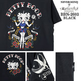 BETTY BOOP NEVERMIND TEE S/S T-SHIRT ベティーブープ ネバーマインド コラボ 天竺 半袖 Tシャツ bbn-2603