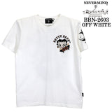 BETTY BOOP NEVERMIND TEE S/S T-SHIRT ベティーブープ ネバーマインド コラボ 天竺 半袖 Tシャツ bbn-2603