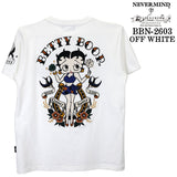 BETTY BOOP NEVERMIND TEE S/S T-SHIRT ベティーブープ ネバーマインド コラボ 天竺 半袖 Tシャツ bbn-2603
