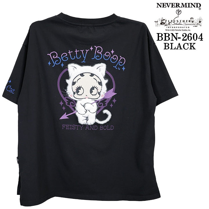 BETTY BOOP NEVERMIND BIG SILHOUETTE TEE S/S T-SHIRT ベティーブープ