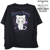 BETTY BOOP NEVERMIND BIG SILHOUETTE TEE S/S T-SHIRT ベティーブープ ネバーマインド コラボ 天竺 半袖 ビッグシルエット Tシャツ bbn-2603