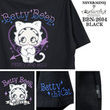 BETTY BOOP NEVERMIND BIG SILHOUETTE TEE S/S T-SHIRT ベティーブープ ネバーマインド コラボ 天竺 半袖 ビッグシルエット Tシャツ bbn-2603