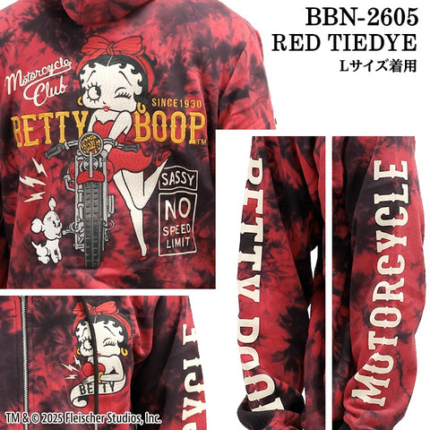 BETTY BOOP NEVERMIND HOODIE SWEATSHIRT F/Z PARKA ベティーブープ ネバーマインド 裏毛 パーカー bbn-2605