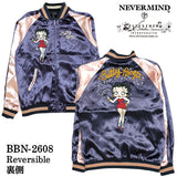 BETTY BOOP NEVERMIND REVERSIBLE SOUVENIR JACKET SKA ベティーブープ ネバーマインド リバーシブル スカジャン bbn-2608