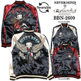BETTY BOOP NEVERMIND REVERSIBLE SOUVENIR JACKET SKA ベティーブープ ネバーマインド リバーシブル スカジャン bbn-2609
