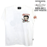 BETTY BOOP NEVERMIND TEE S/S T-SHIRT ベティーブープ ネバーマインド コラボ 天竺 半袖 Tシャツ bbn-2611