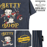 BETTY BOOP NEVERMIND TEE S/S T-SHIRT ベティーブープ ネバーマインド コラボ 天竺 半袖 Tシャツ bbn-2611