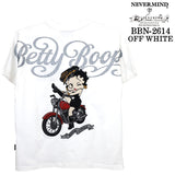BETTY BOOP NEVERMIND TEE S/S T-SHIRT ベティーブープ ネバーマインド コラボ 天竺 半袖 Tシャツ bbn-2614