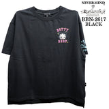 BETTY BOOP NEVERMIND TEE BIG S/S T-SHIRT ベティーブープ ネバーマインド ビッグシルエット 天竺 半袖Tシャツ bbn-2617