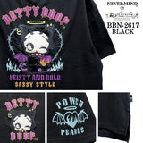 BETTY BOOP NEVERMIND TEE BIG S/S T-SHIRT ベティーブープ ネバーマインド ビッグシルエット 天竺 半袖Tシャツ bbn-2617