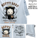 BETTY BOOP NEVERMIND TEE BIG S/S T-SHIRT ベティーブープ ネバーマインド ビッグシルエット 天竺 半袖Tシャツ bbn-2617