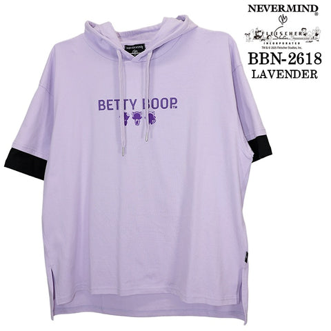 BETTY BOOP NEVERMIND TEE BIG S/S HOODIE ベティーブープ ネバー